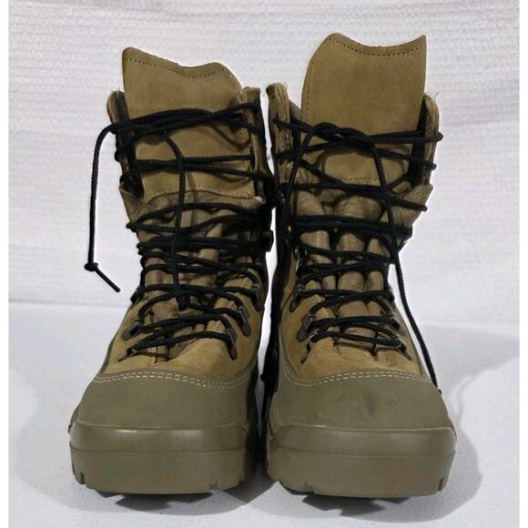 Belleville MCB 249 92 Combat Boots Size 6W Wide Made In USA Military Tan main image 8